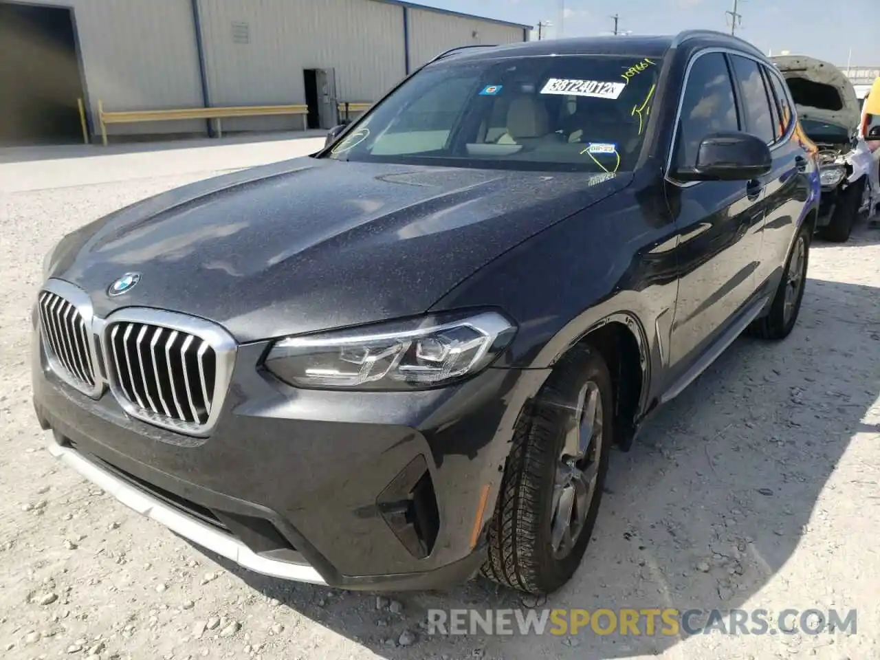 2 Photograph of a damaged car 5UX43DP07N9J09661 BMW X3 2022