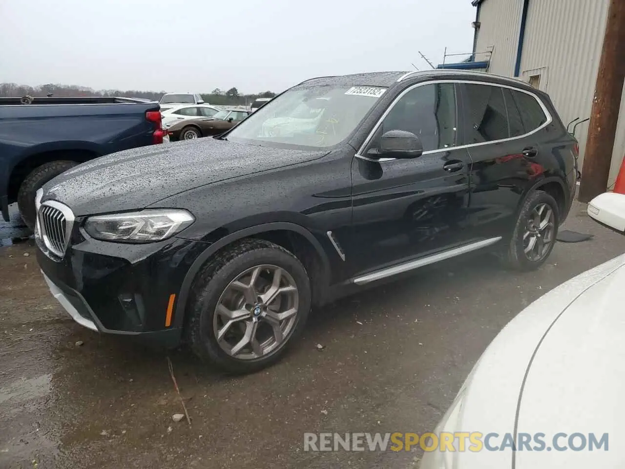 1 Photograph of a damaged car 5UX43DP07N9J46449 BMW X3 2022