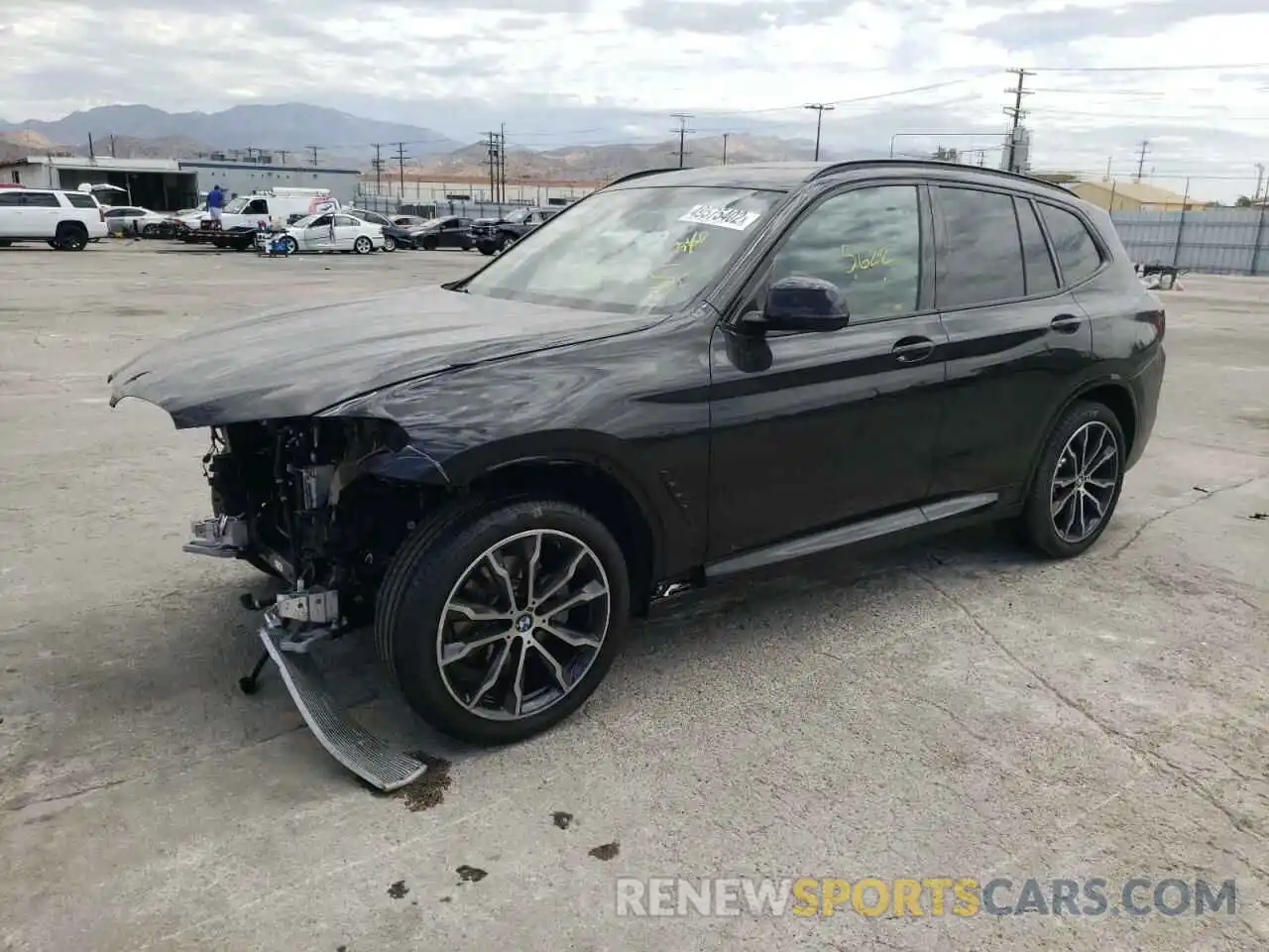 2 Photograph of a damaged car 5UX43DP07N9L42150 BMW X3 2022