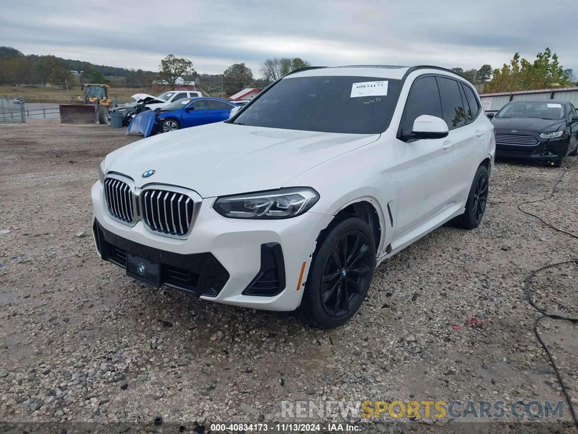 2 Photograph of a damaged car 5UX43DP08N9K26696 BMW X3 2022