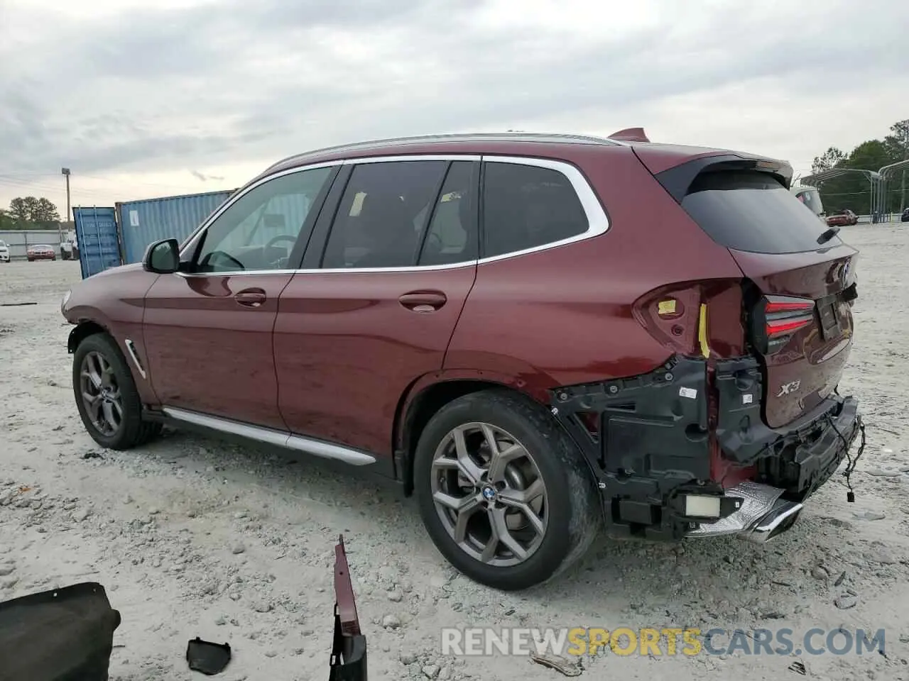2 Photograph of a damaged car 5UX43DP08N9L78106 BMW X3 2022