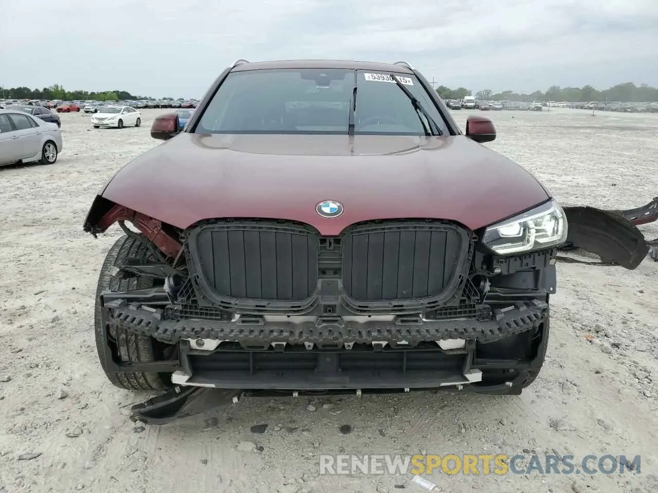 5 Photograph of a damaged car 5UX43DP08N9L78106 BMW X3 2022