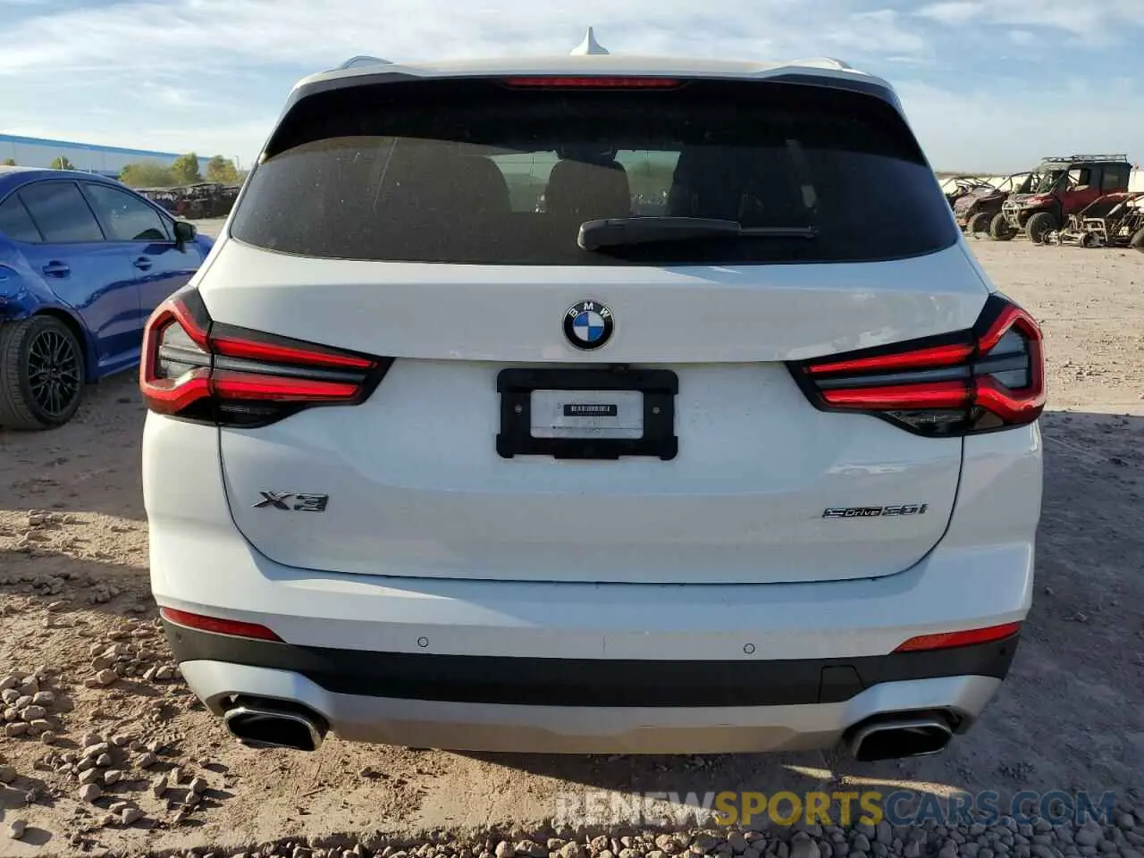 6 Photograph of a damaged car 5UX43DP09N9J15297 BMW X3 2022
