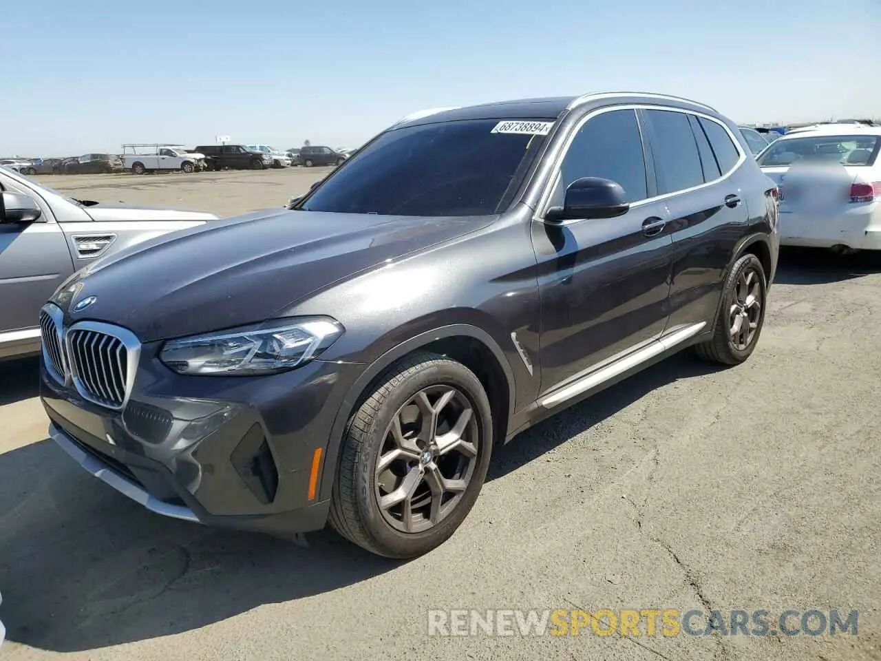 1 Photograph of a damaged car 5UX43DP09N9M44520 BMW X3 2022