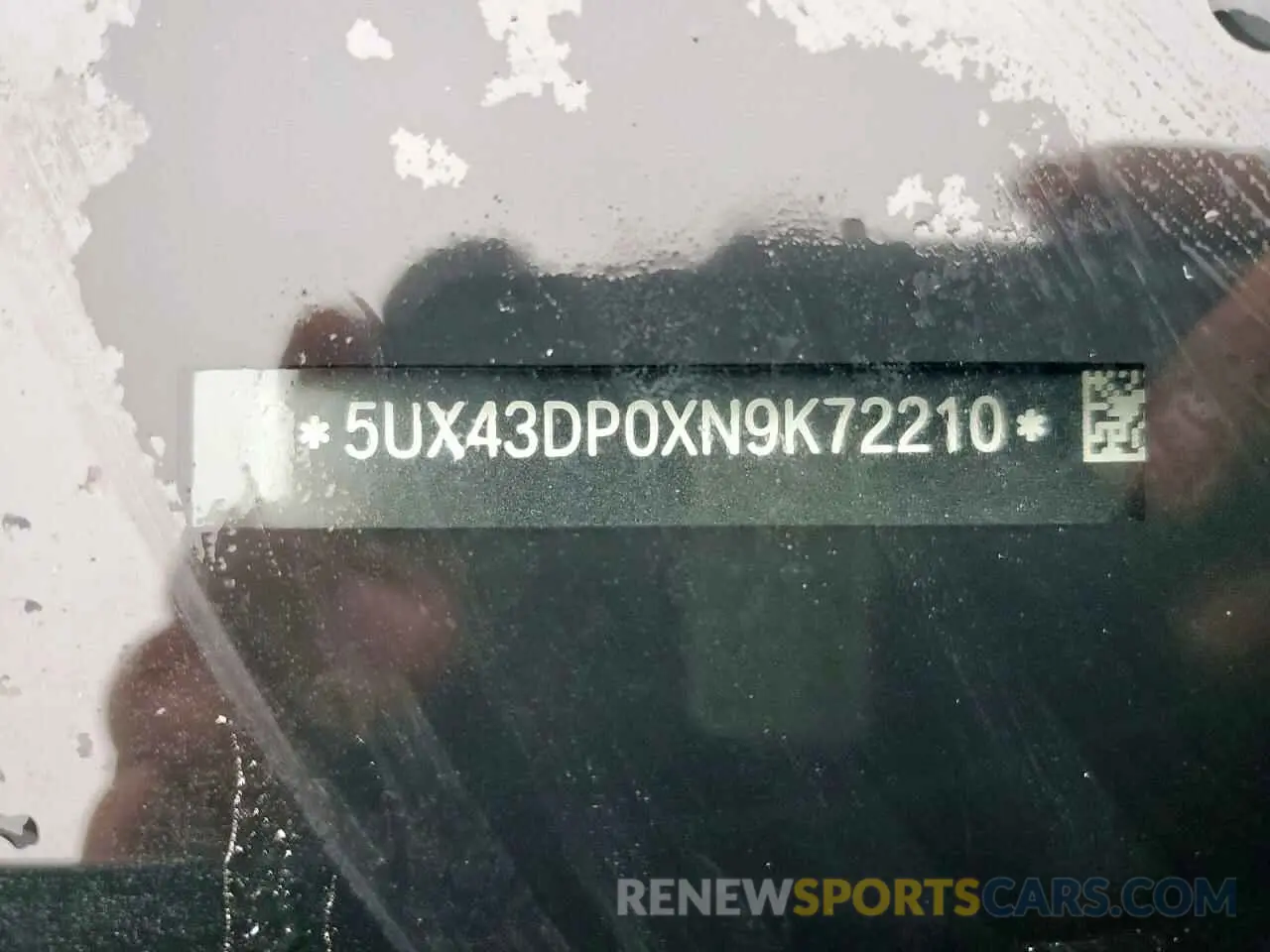 13 Photograph of a damaged car 5UX43DP0XN9K72210 BMW X3 2022