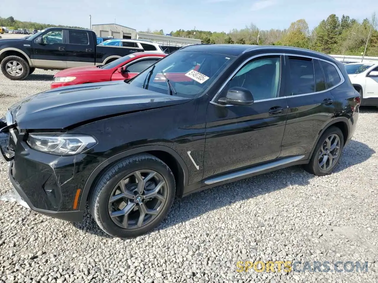 1 Photograph of a damaged car 5UX43DP0XN9M49063 BMW X3 2022
