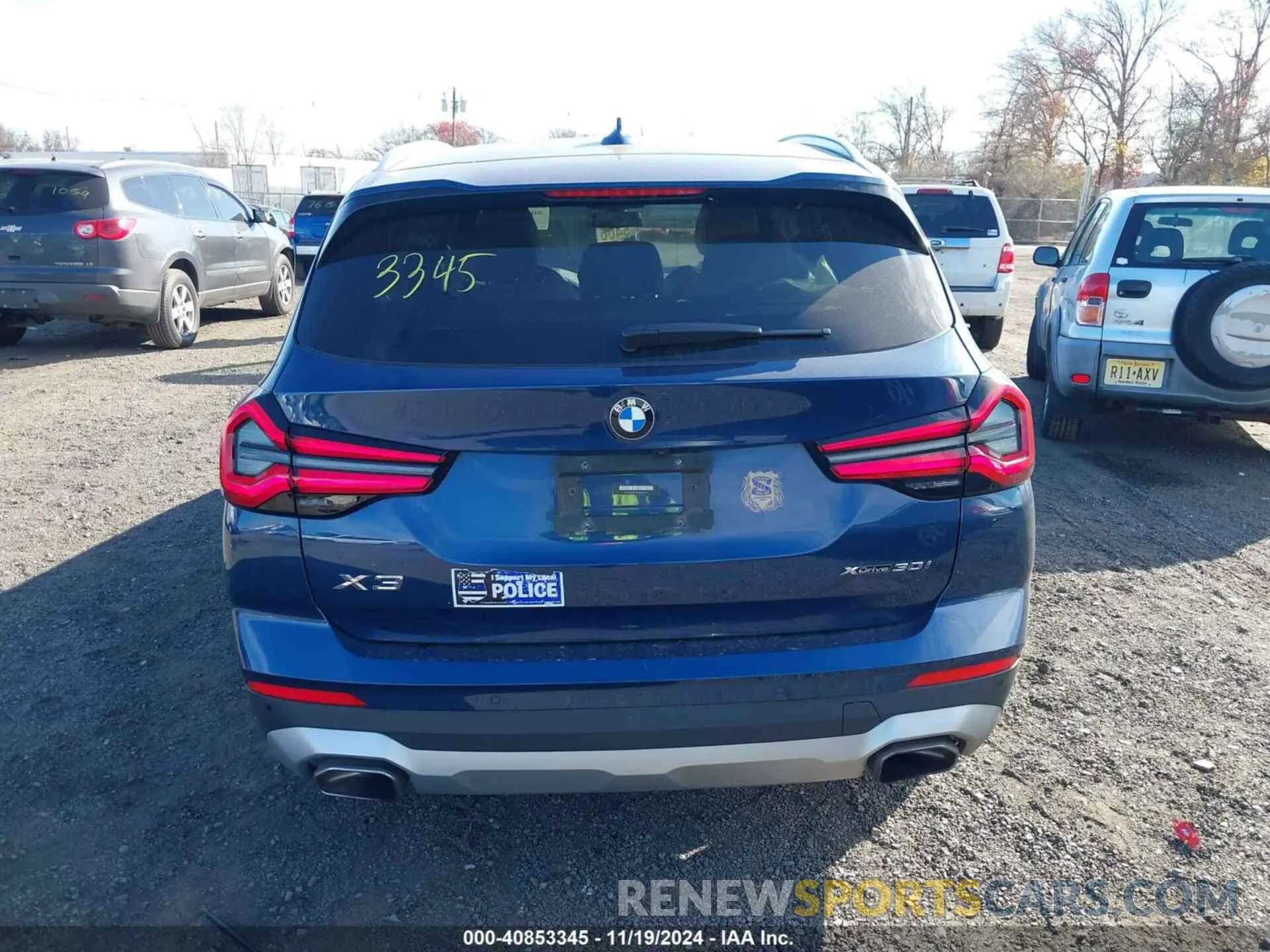 16 Photograph of a damaged car 5UX53DP01N9J64711 BMW X3 2022