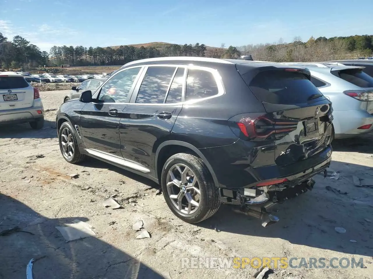 2 Photograph of a damaged car 5UX53DP01N9N23068 BMW X3 2022