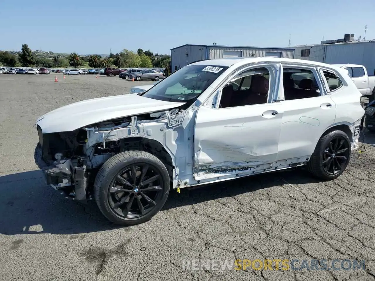 1 Photograph of a damaged car 5UX53DP02N9J15856 BMW X3 2022