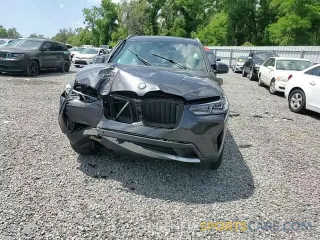 11 Photograph of a damaged car 5UX53DP02N9J36982 BMW X3 2022