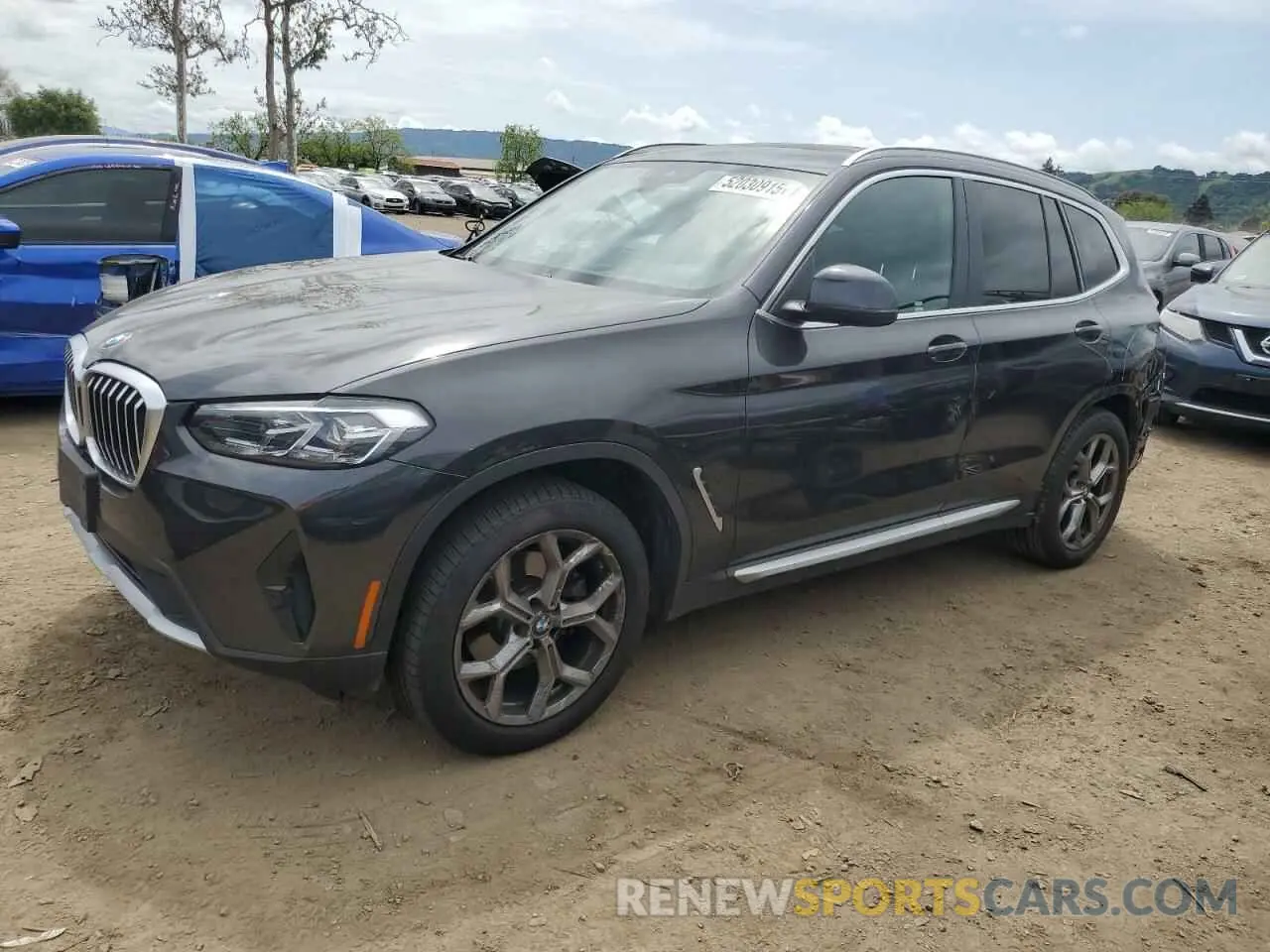 1 Photograph of a damaged car 5UX53DP02N9J49988 BMW X3 2022