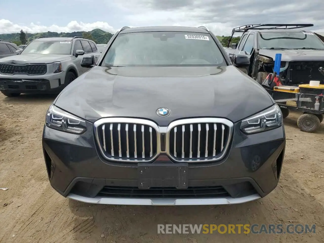 5 Photograph of a damaged car 5UX53DP02N9J49988 BMW X3 2022