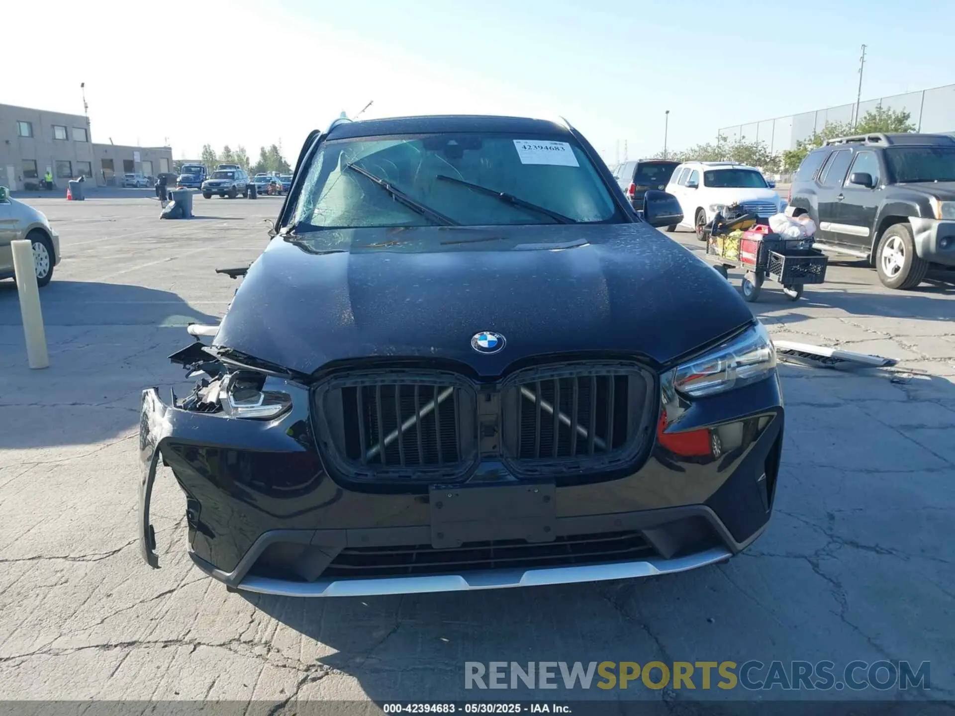 13 Photograph of a damaged car 5UX53DP02N9L46840 BMW X3 2022