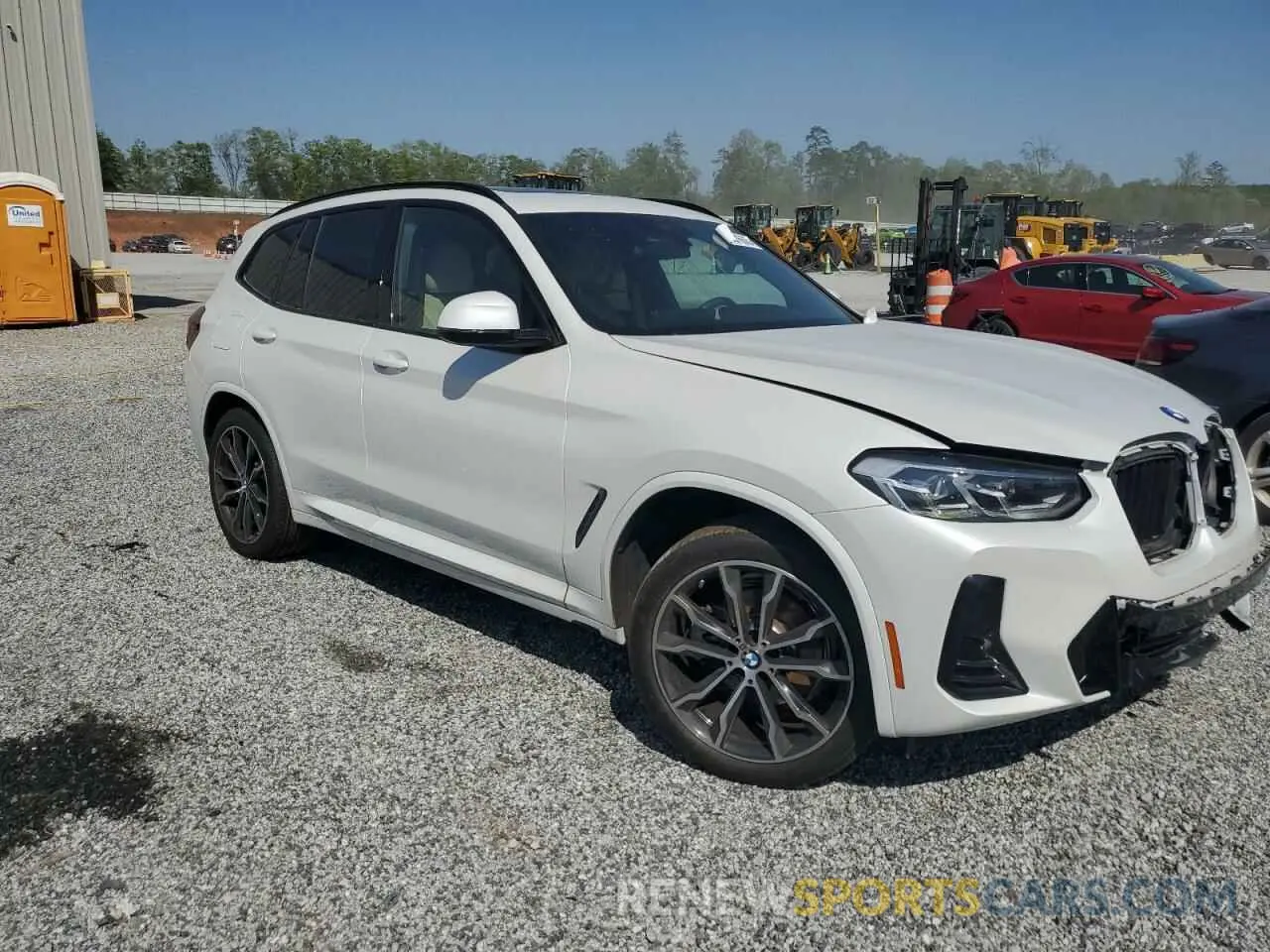 4 Photograph of a damaged car 5UX53DP04N9K48487 BMW X3 2022