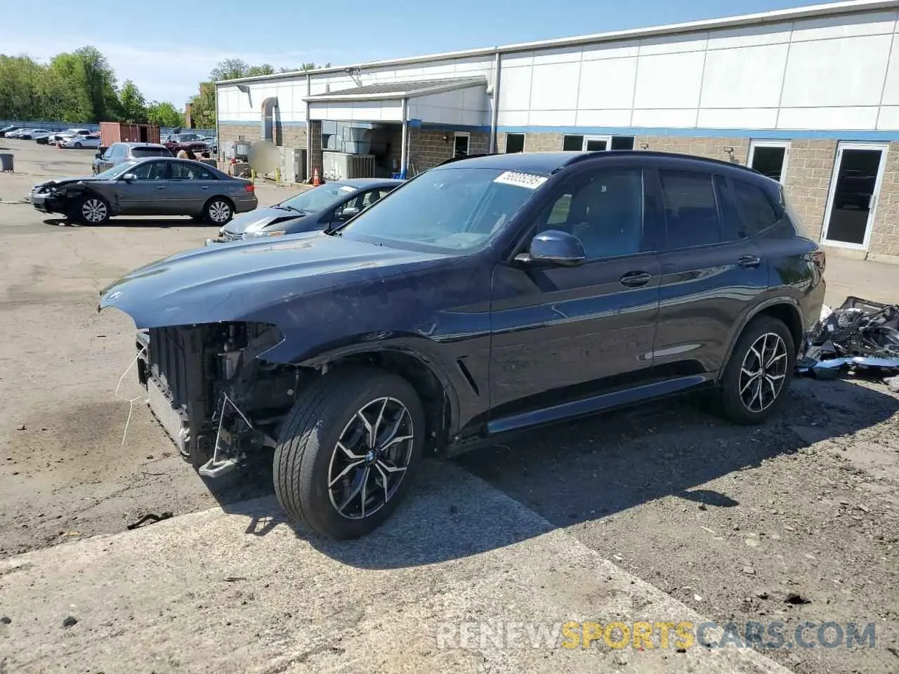 1 Photograph of a damaged car 5UX53DP05N9J05046 BMW X3 2022
