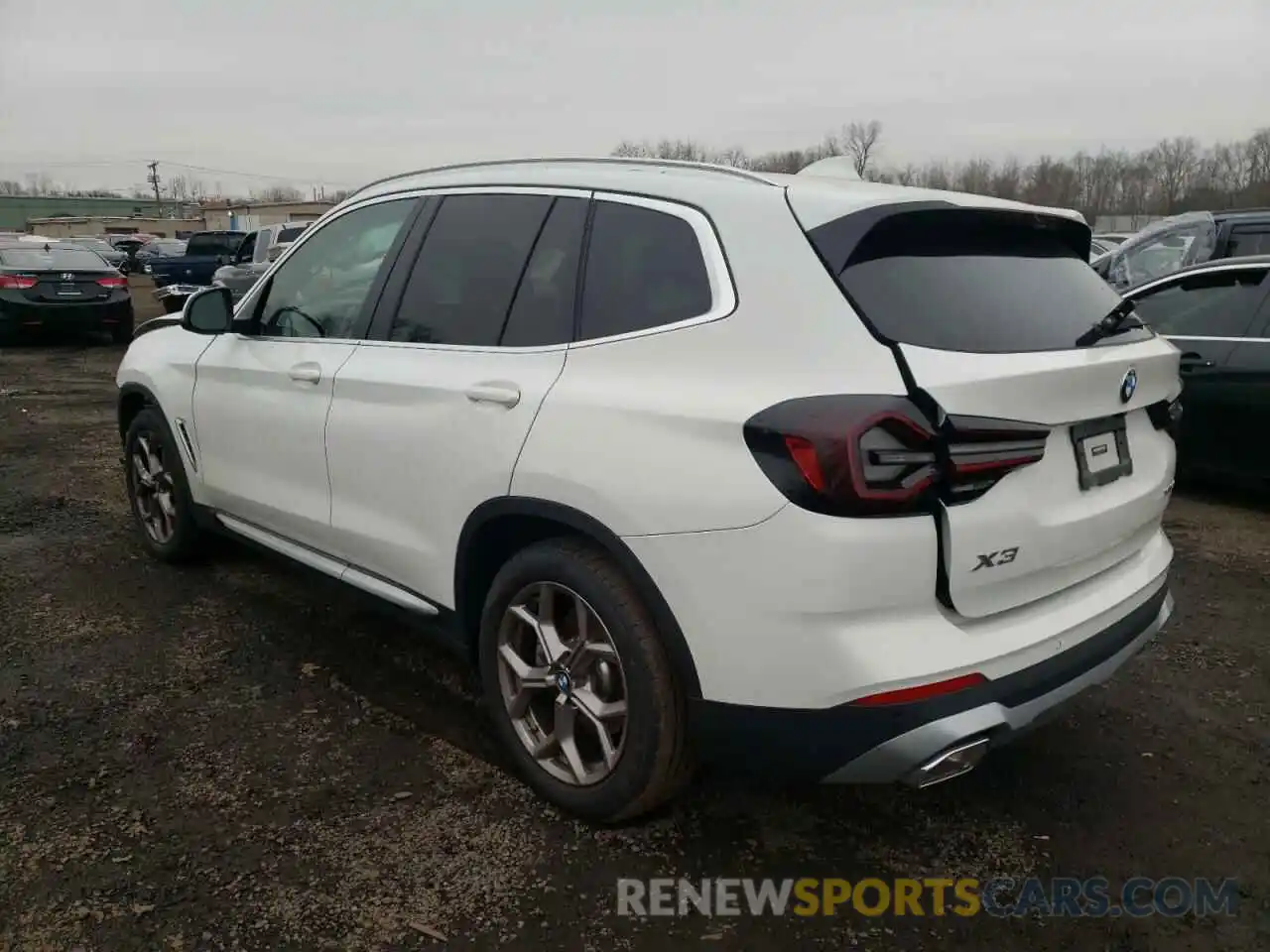 2 Photograph of a damaged car 5UX53DP05N9L49523 BMW X3 2022