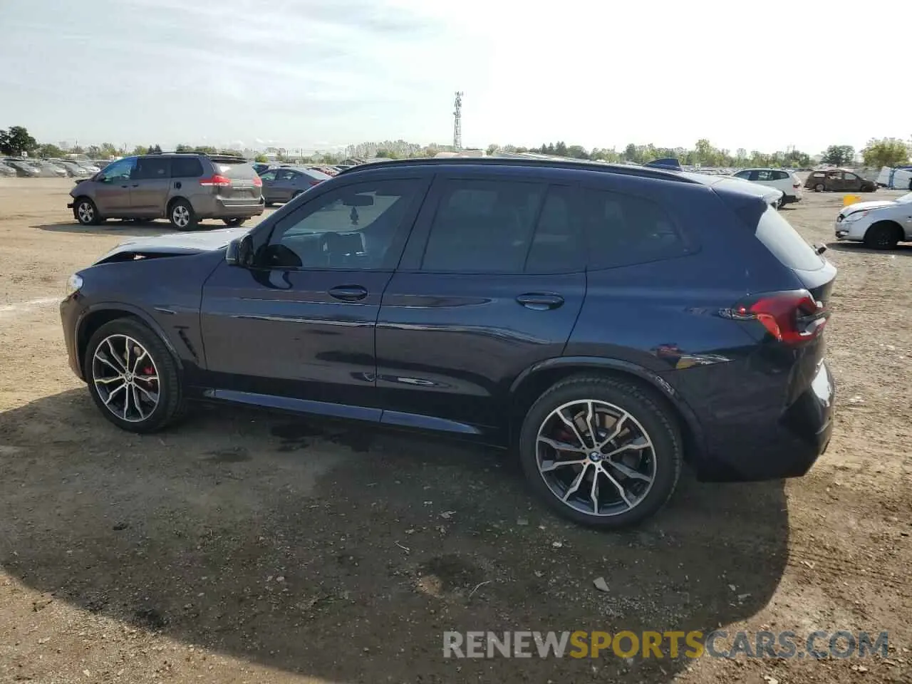 2 Photograph of a damaged car 5UX53DP06N9K17760 BMW X3 2022