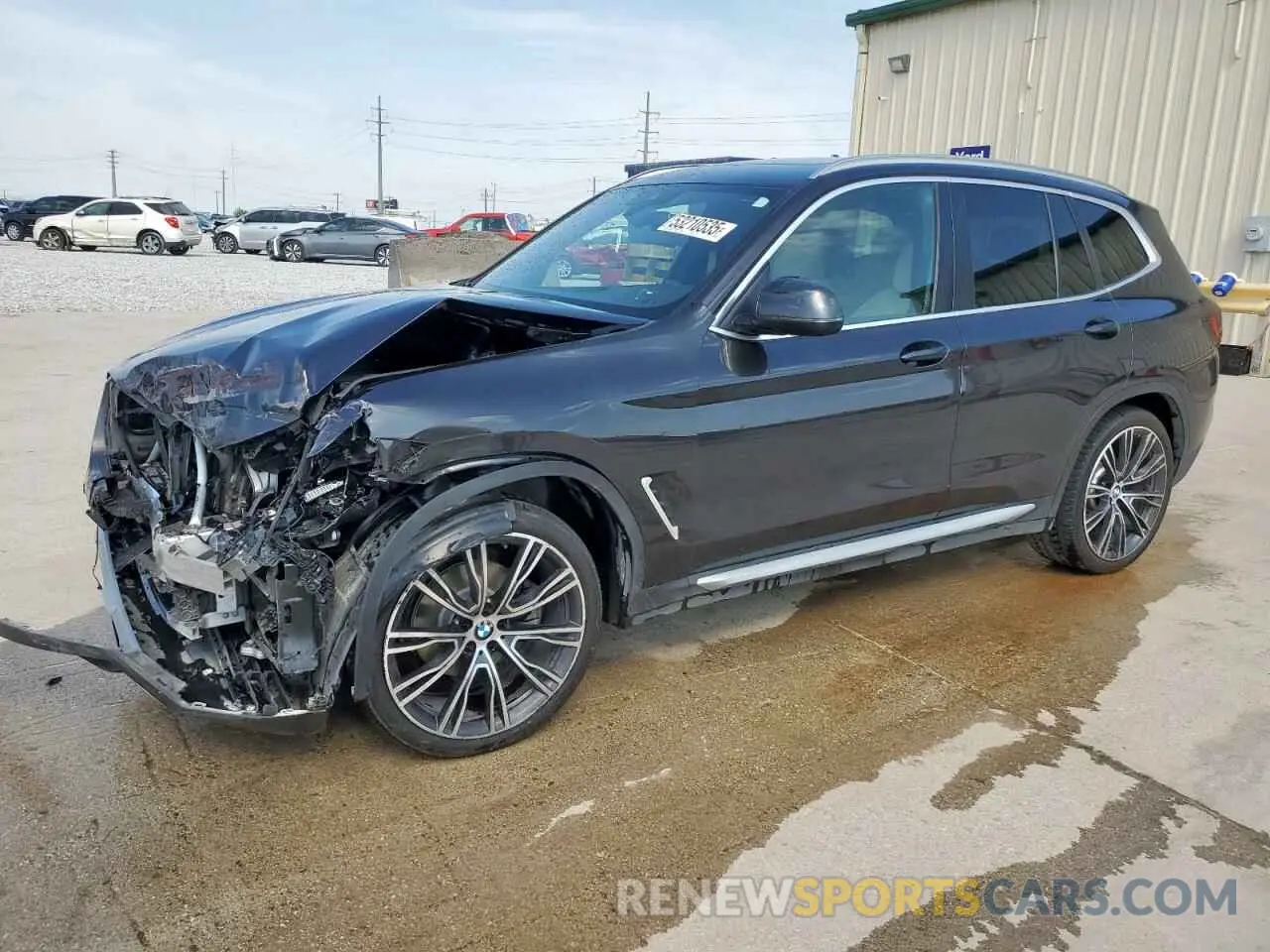 1 Photograph of a damaged car 5UX53DP06N9K99974 BMW X3 2022
