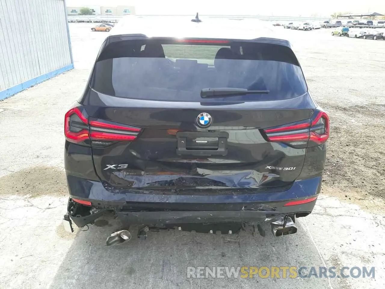 6 Photograph of a damaged car 5UX53DP07N9N28534 BMW X3 2022