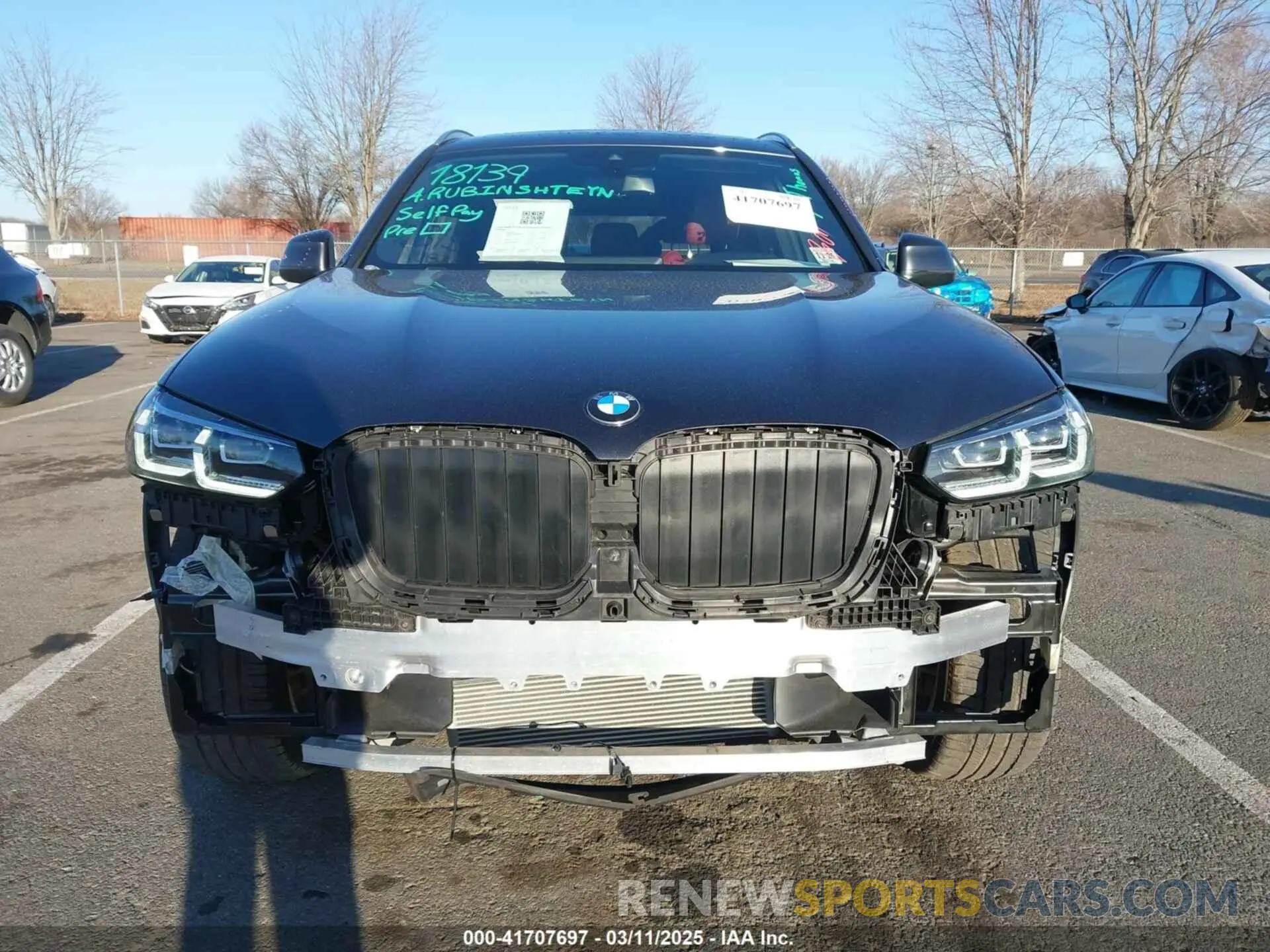 12 Photograph of a damaged car 5UX53DP09N9K25853 BMW X3 2022