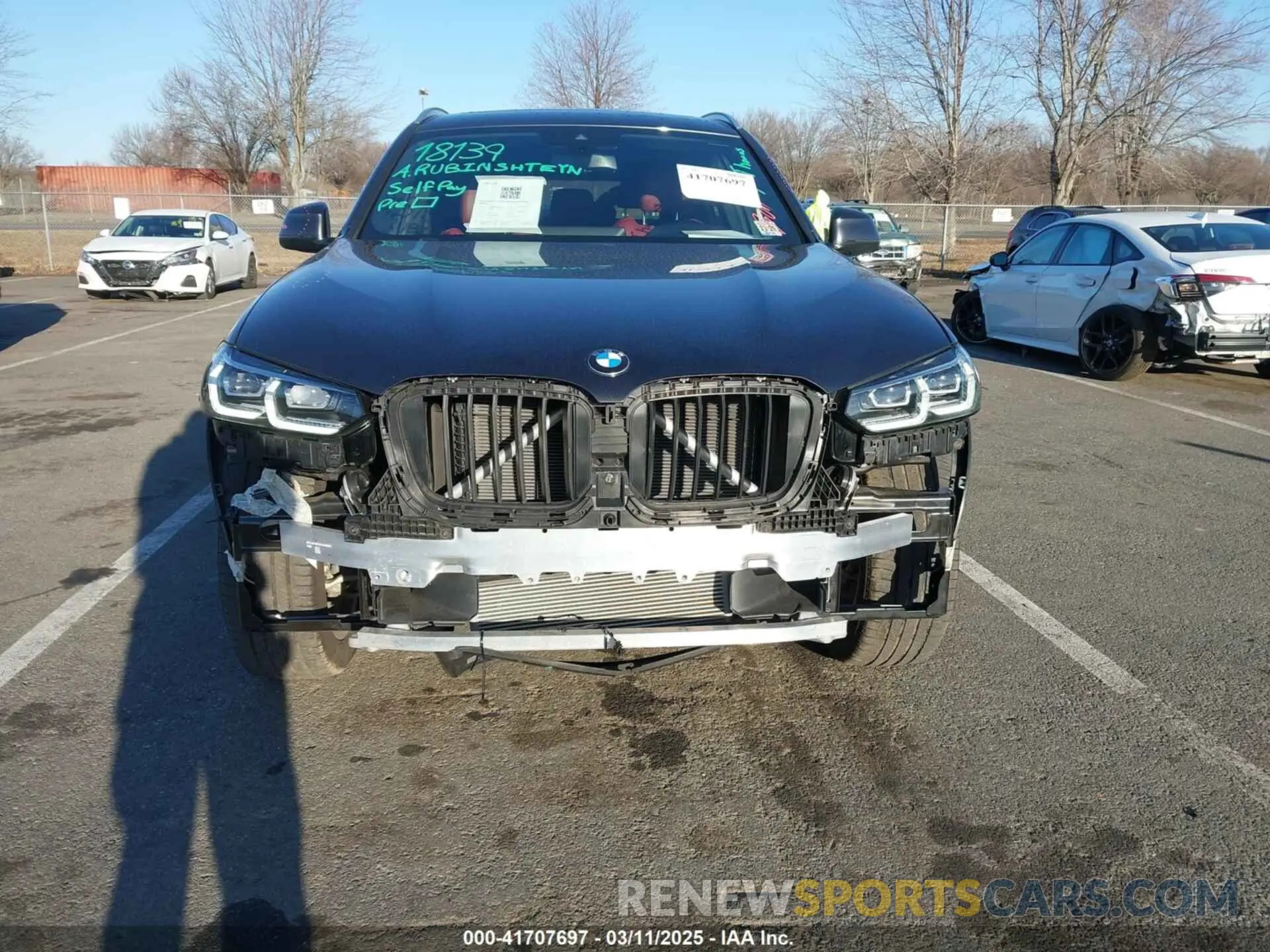 6 Photograph of a damaged car 5UX53DP09N9K25853 BMW X3 2022