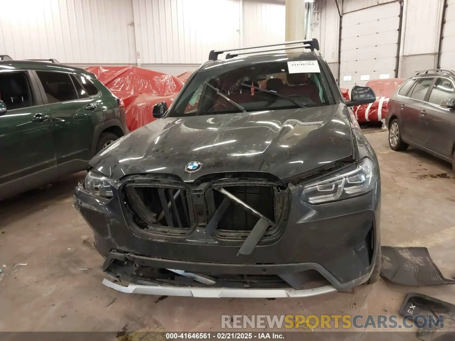 12 Photograph of a damaged car 5UX53DP09N9K75829 BMW X3 2022