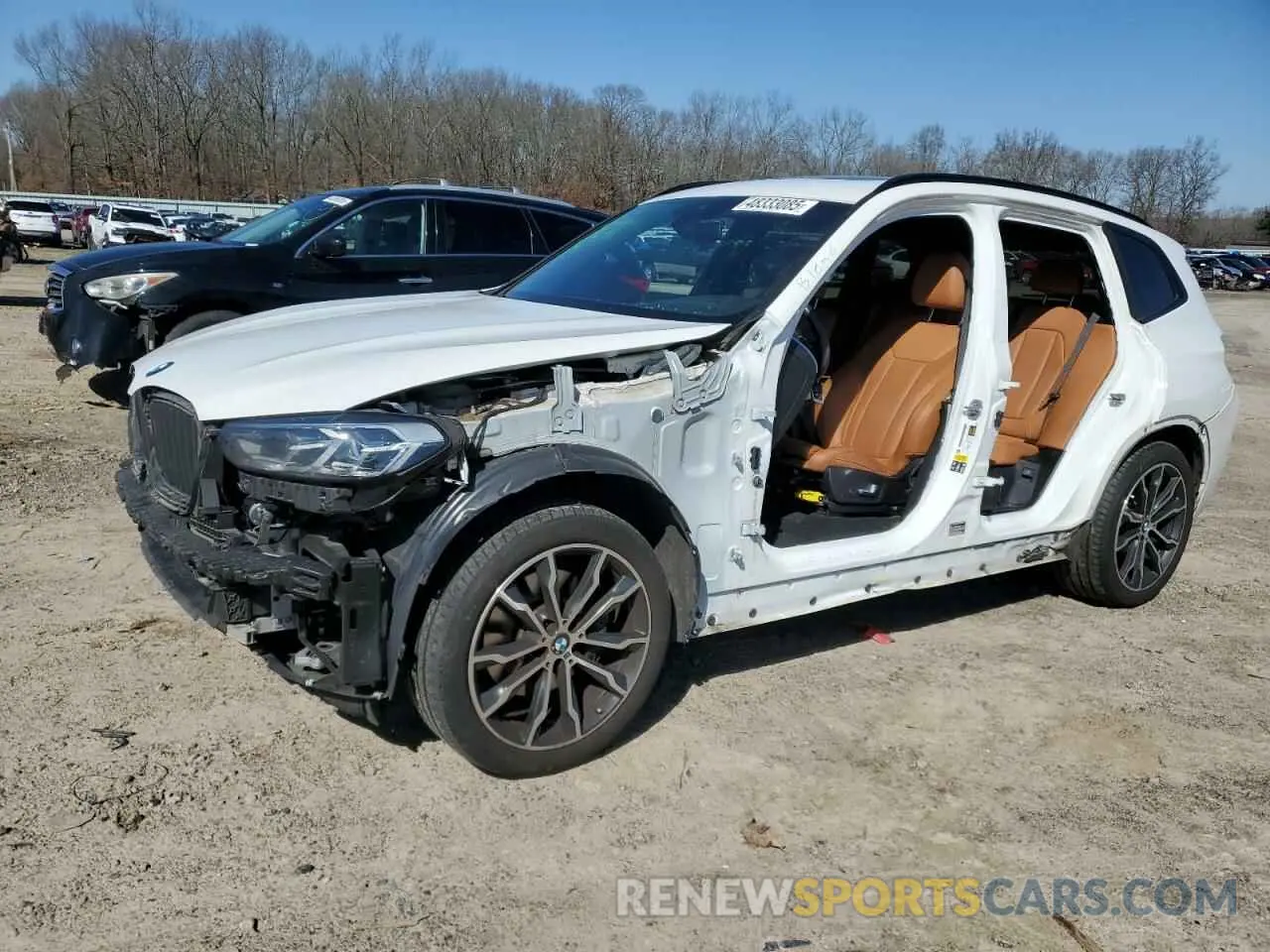 1 Photograph of a damaged car 5UX53DP09N9L66860 BMW X3 2022