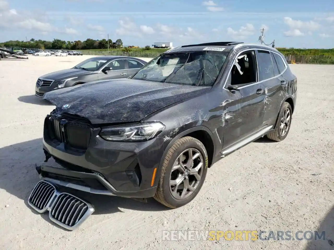 2 Photograph of a damaged car 5UX53DP0XN9K84605 BMW X3 2022