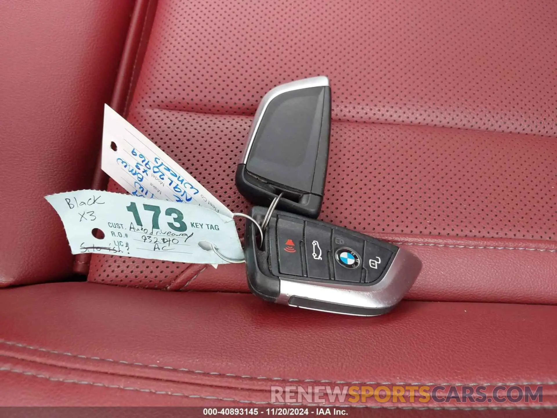 11 Photograph of a damaged car 5UX53DP0XN9L20969 BMW X3 2022