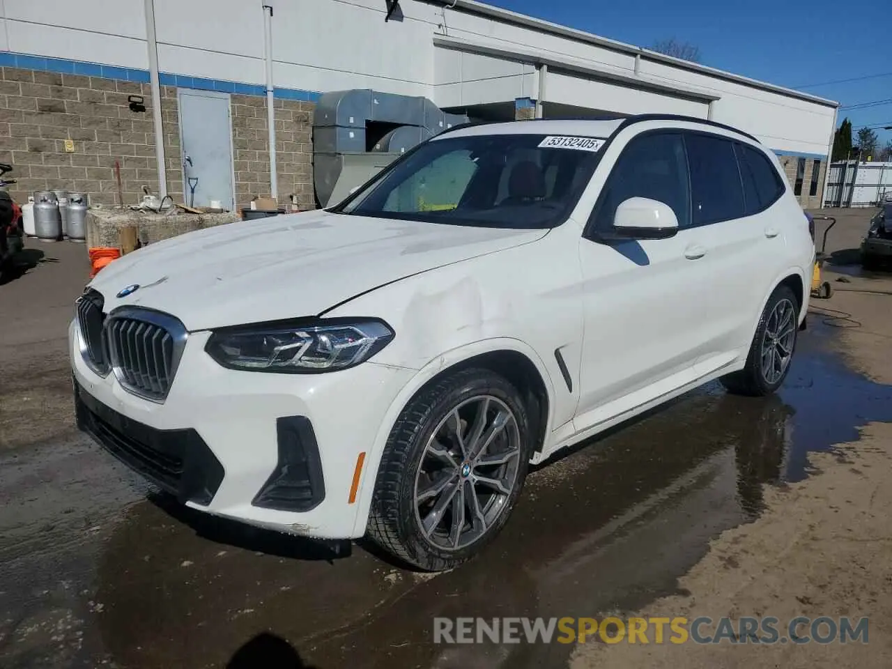 1 Photograph of a damaged car 5UX53DP0XN9M46412 BMW X3 2022