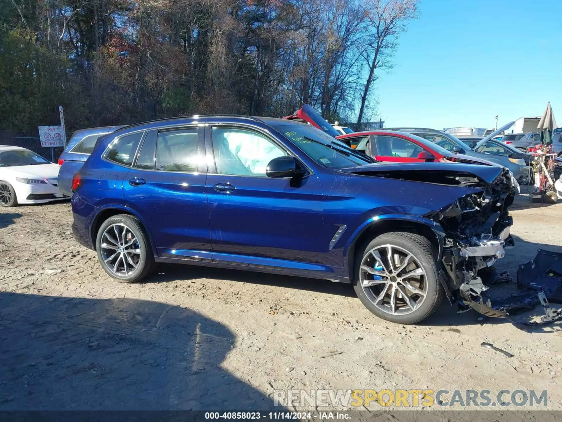 13 Photograph of a damaged car 5UX83DP06N9K71590 BMW X3 2022