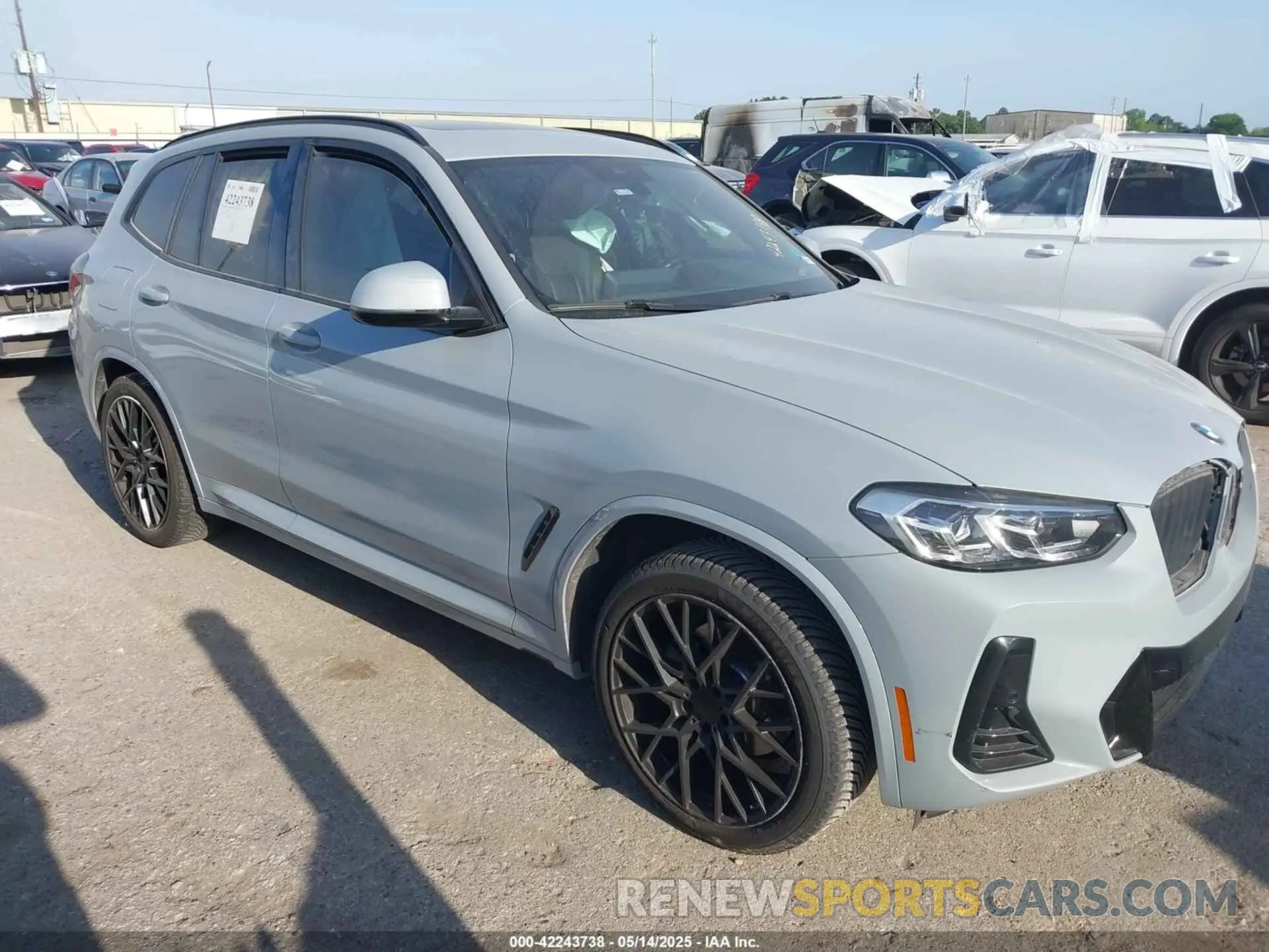 1 Photograph of a damaged car WBX47DP00NN176893 BMW X3 2022