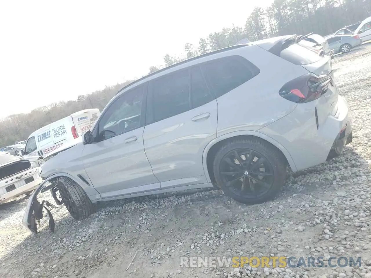 2 Photograph of a damaged car WBX47DP00NN177414 BMW X3 2022