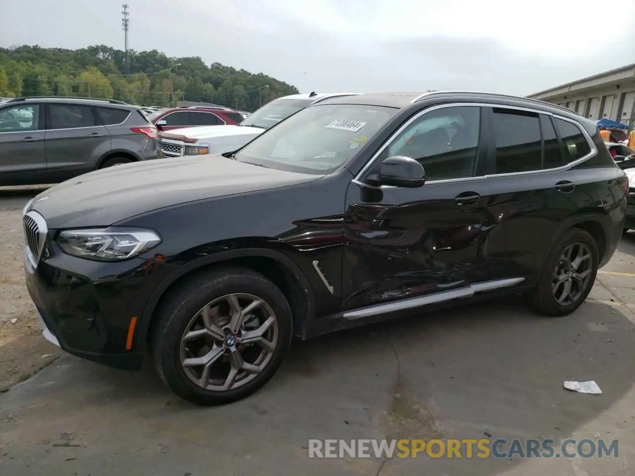 1 Photograph of a damaged car WBX47DP02NN155513 BMW X3 2022