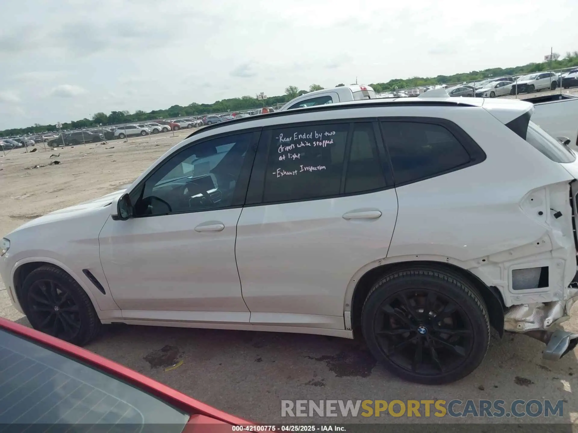 15 Photograph of a damaged car WBX47DP04NN146263 BMW X3 2022