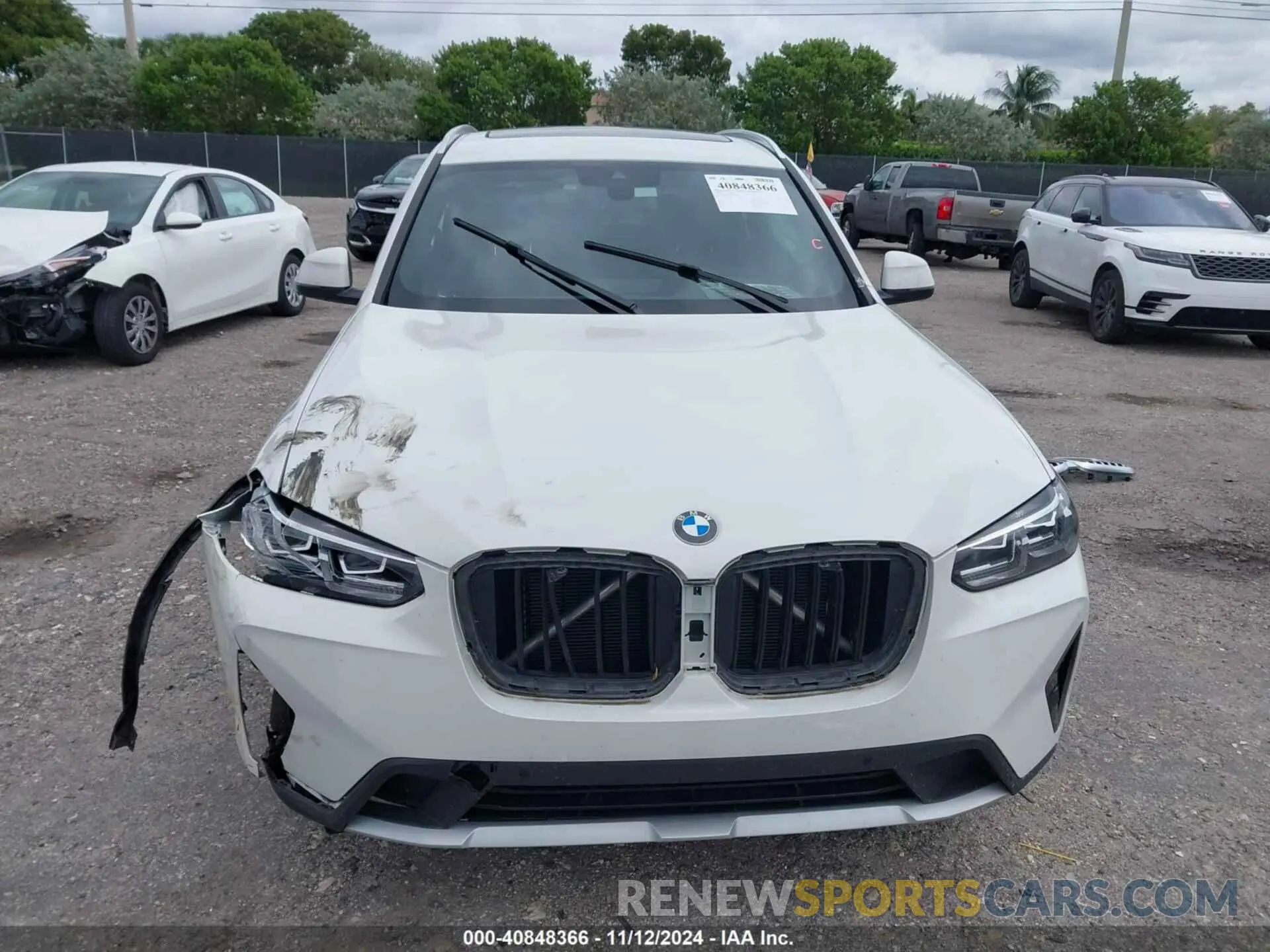 13 Photograph of a damaged car WBX47DP05NN182088 BMW X3 2022