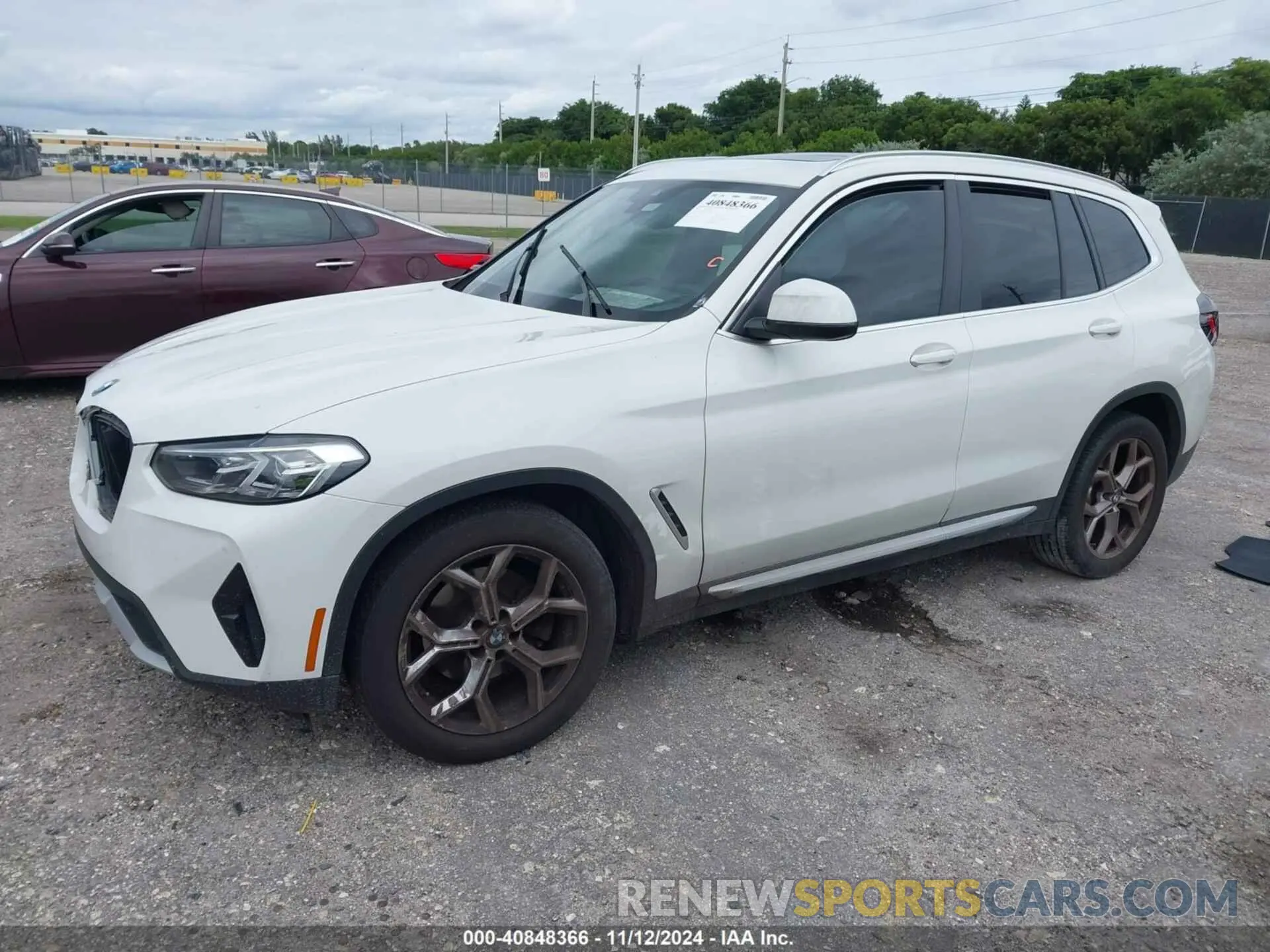 2 Photograph of a damaged car WBX47DP05NN182088 BMW X3 2022