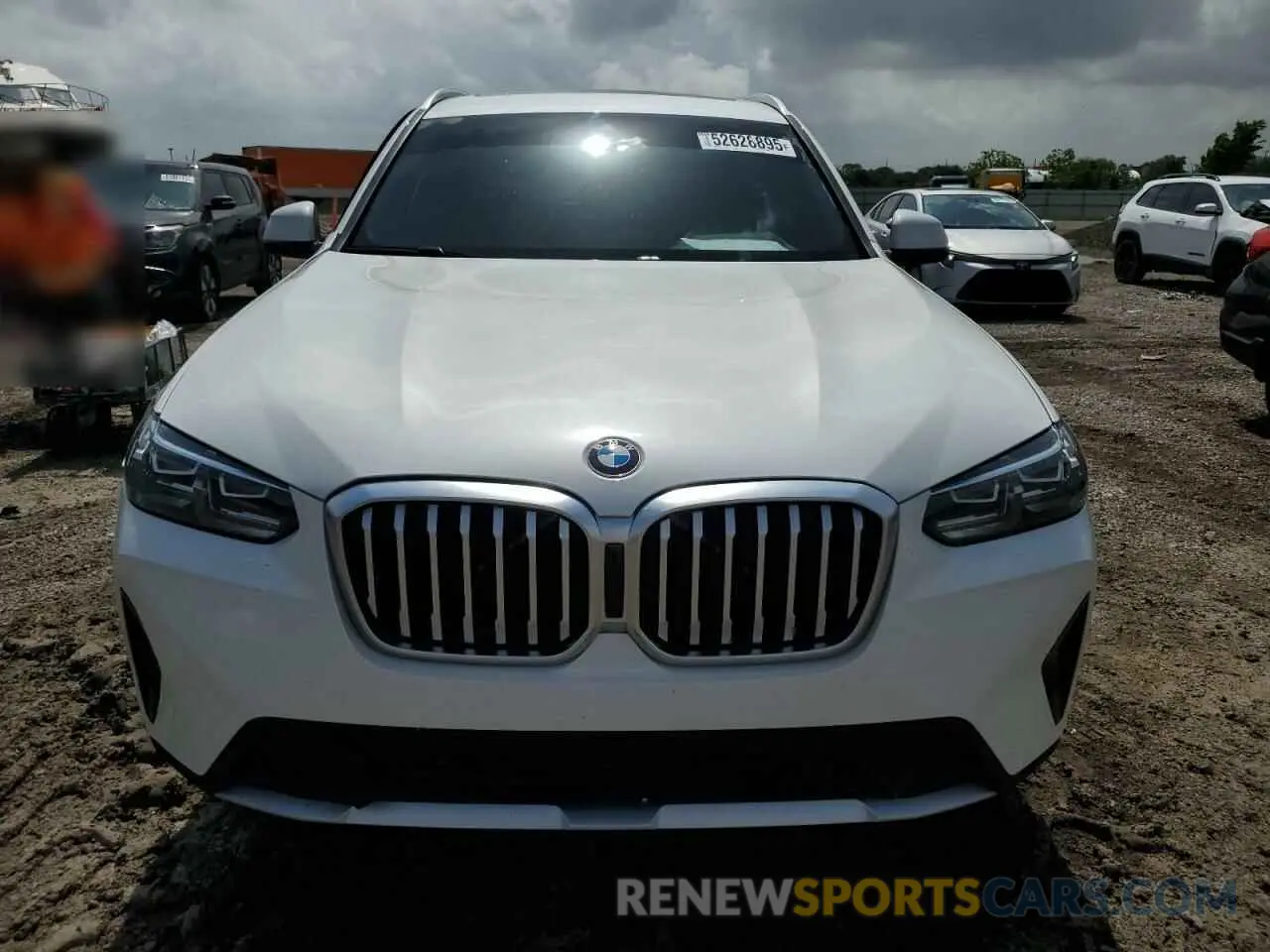 5 Photograph of a damaged car WBX47DP06NN176543 BMW X3 2022
