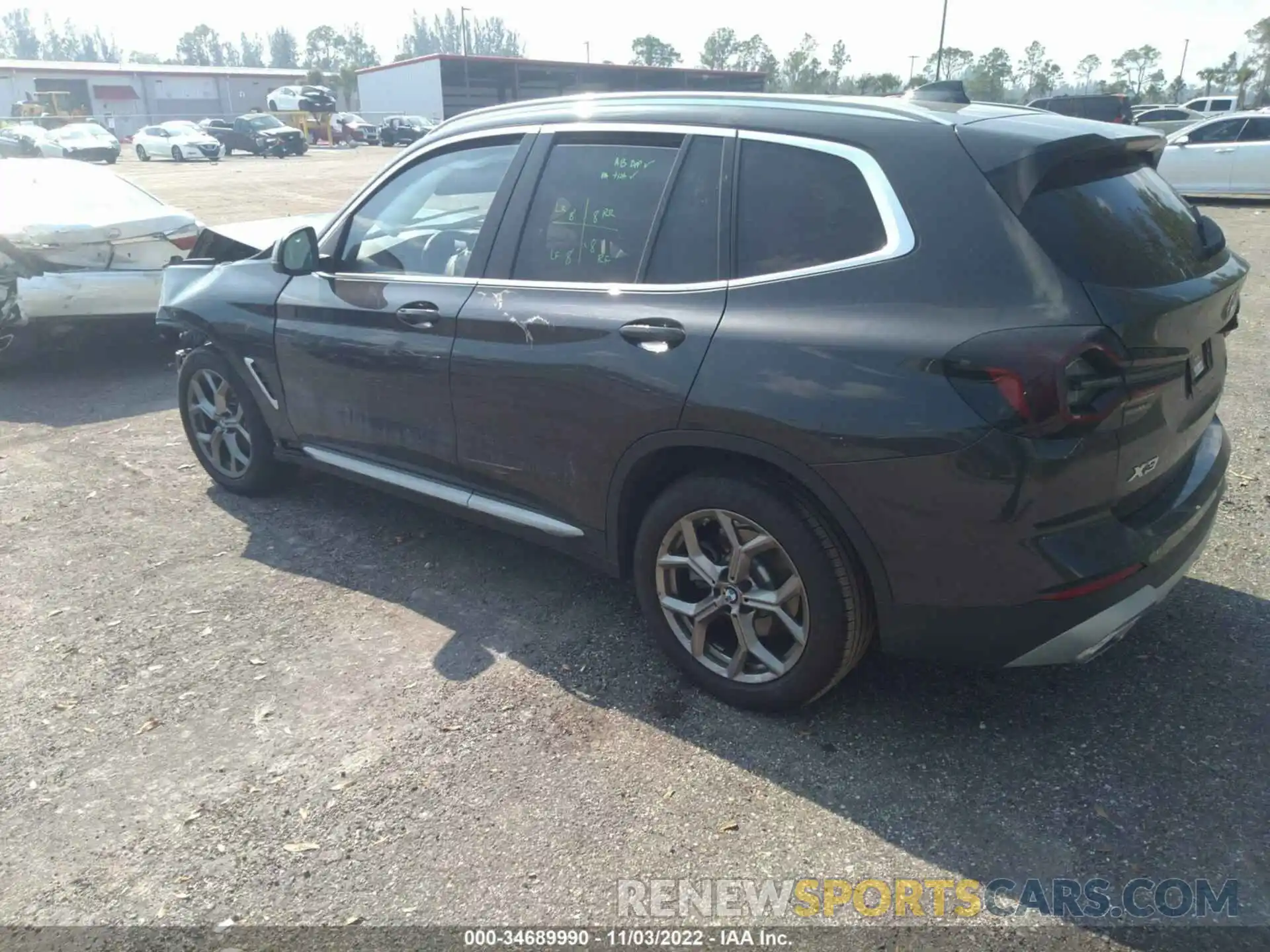 3 Photograph of a damaged car WBX47DP08NN147609 BMW X3 2022