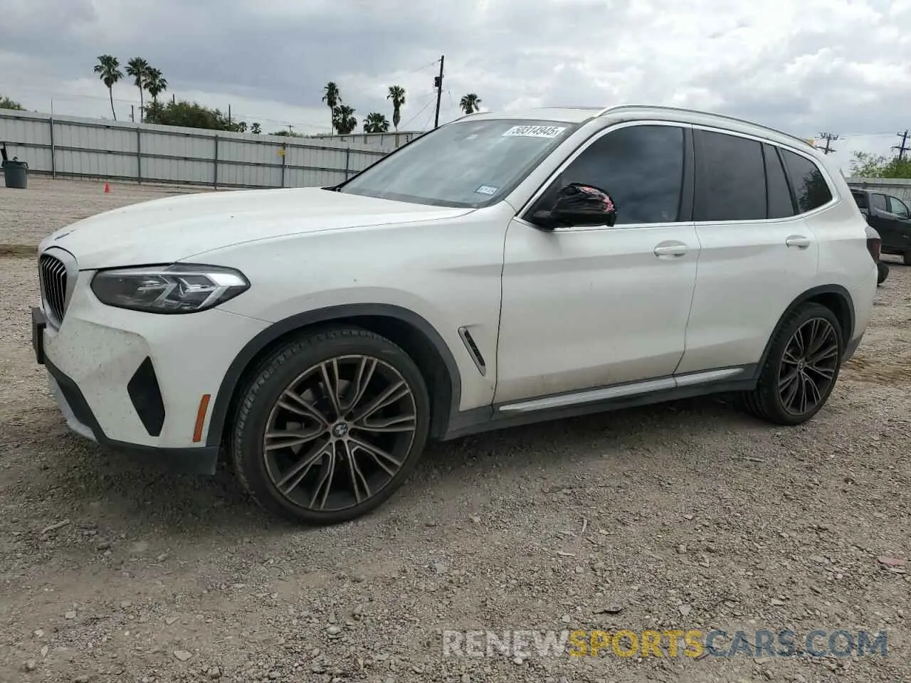 1 Photograph of a damaged car WBX47DP08NN165432 BMW X3 2022