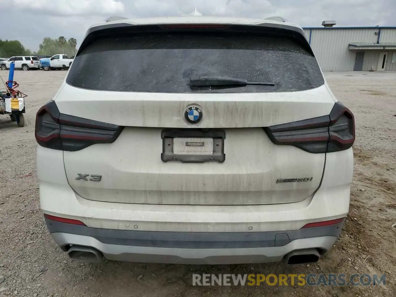 6 Photograph of a damaged car WBX47DP08NN165432 BMW X3 2022