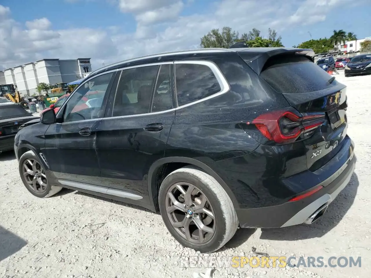 2 Photograph of a damaged car WBX47DP09NN163415 BMW X3 2022