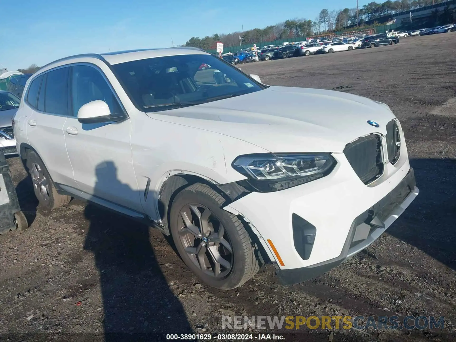 1 Photograph of a damaged car WBX57DP01NN179807 BMW X3 2022
