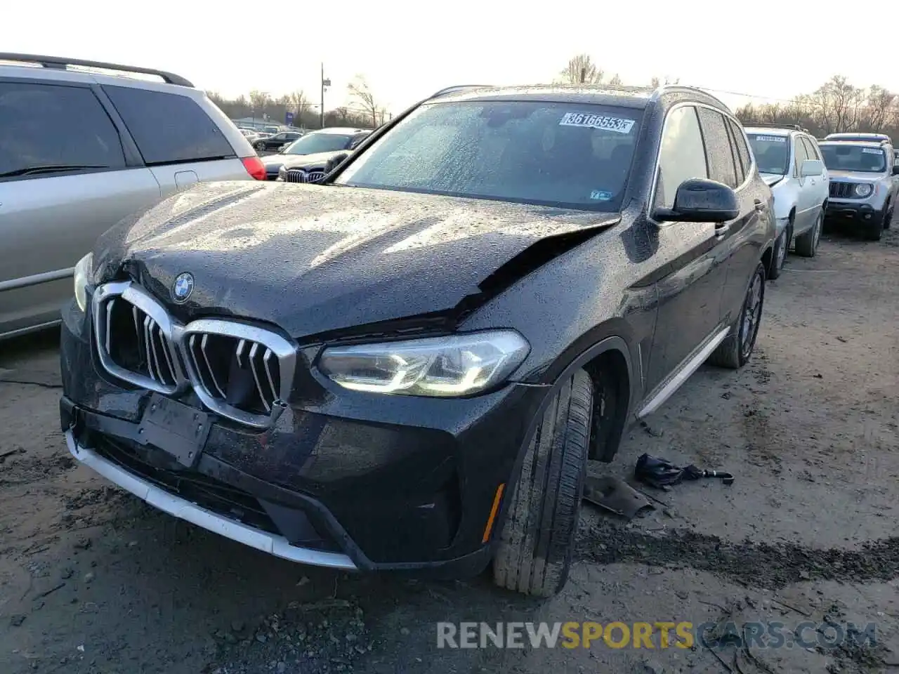 1 Photograph of a damaged car WBX57DP02NN154138 BMW X3 2022