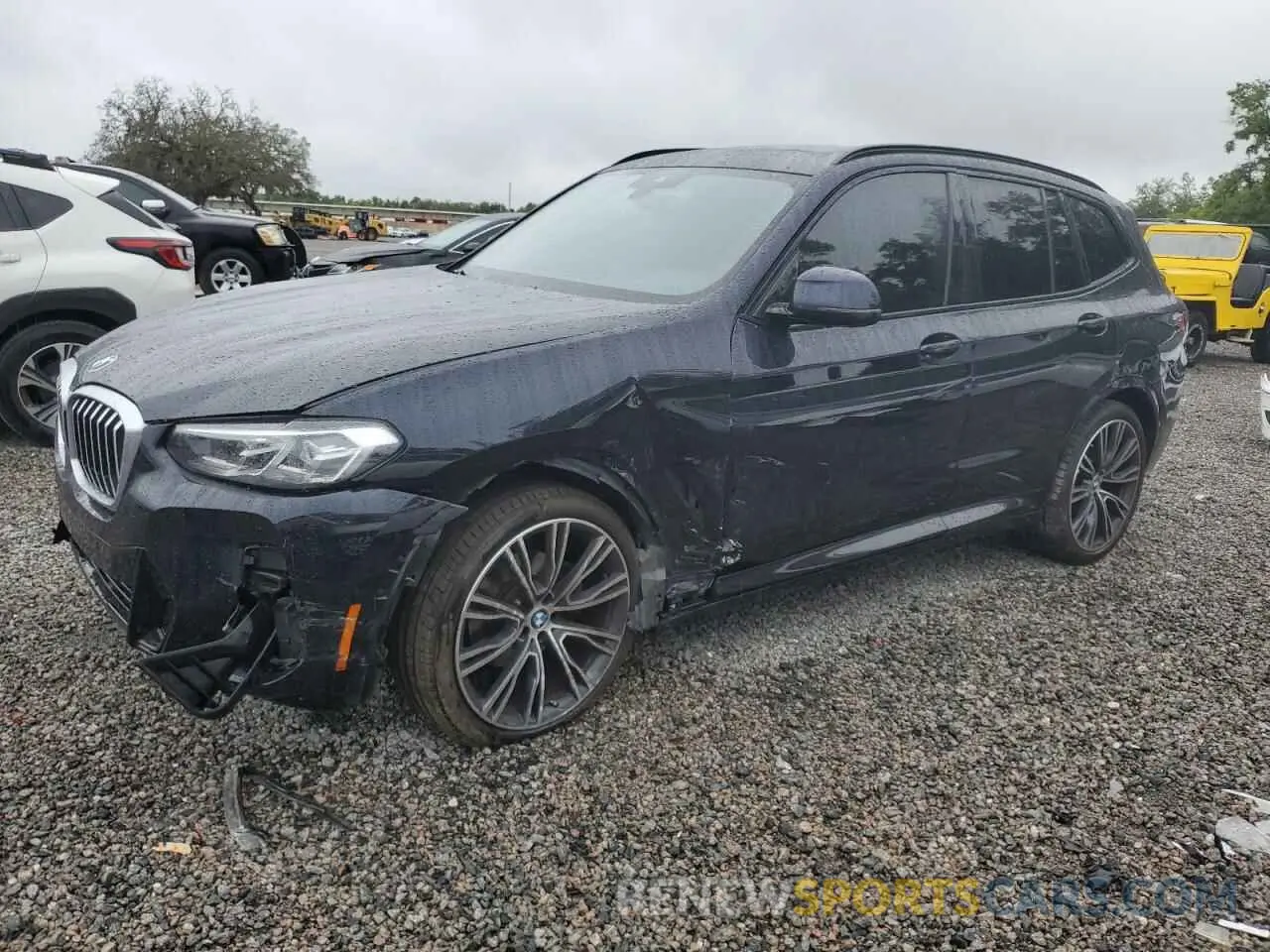 1 Photograph of a damaged car WBX57DP02NN179282 BMW X3 2022