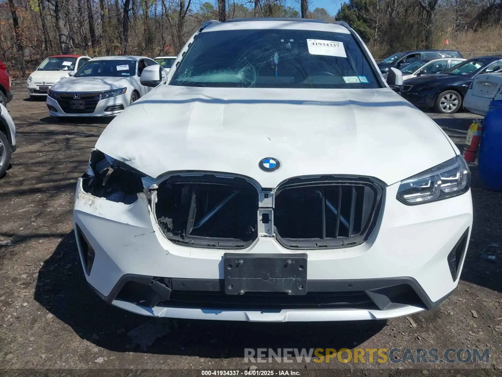 12 Photograph of a damaged car WBX57DP03NN143634 BMW X3 2022