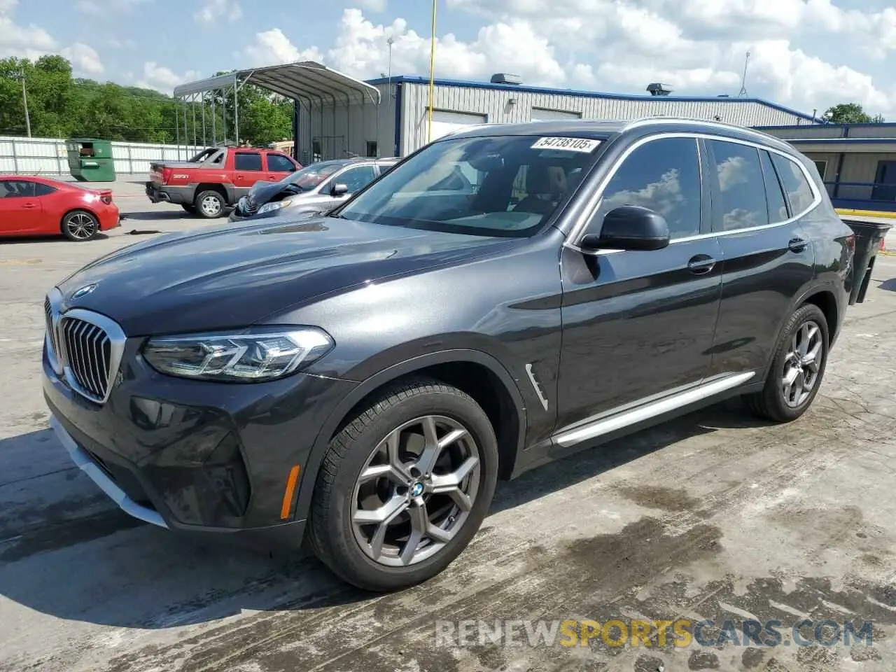 1 Photograph of a damaged car WBX57DP03NN184734 BMW X3 2022