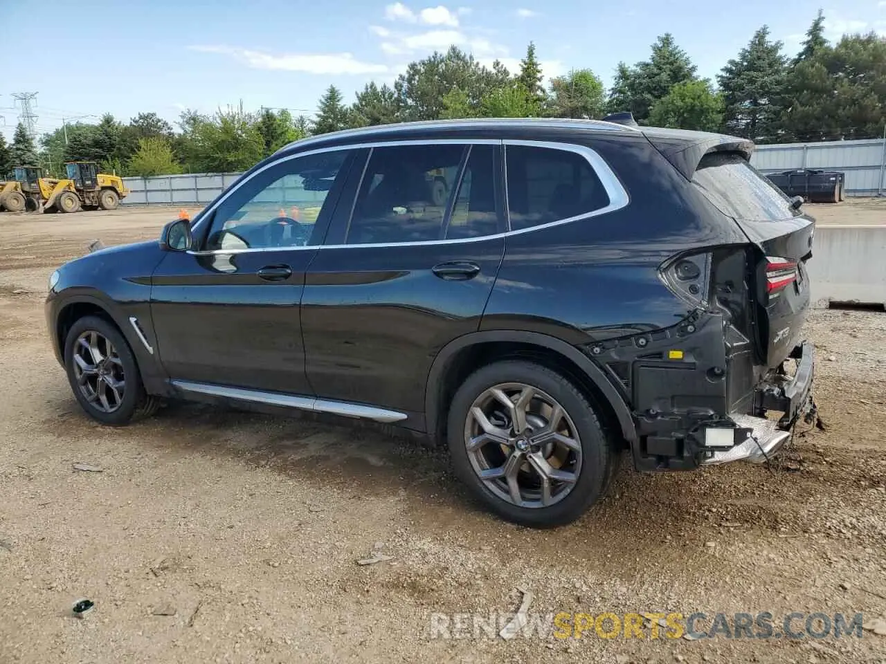 2 Photograph of a damaged car WBX57DP08NN172188 BMW X3 2022