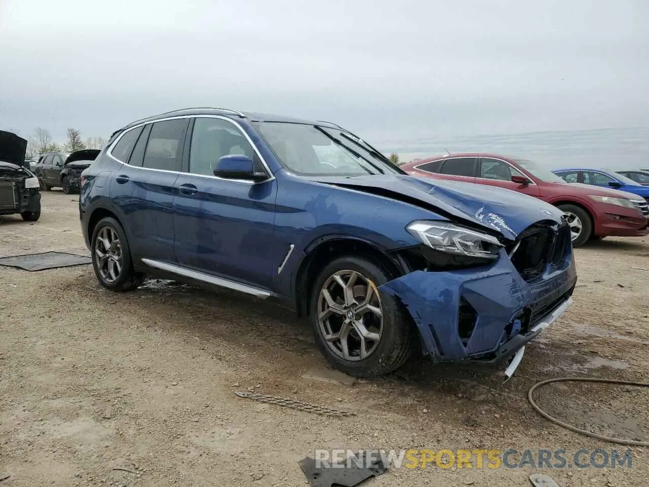 4 Photograph of a damaged car WBX57DP09NN160731 BMW X3 2022