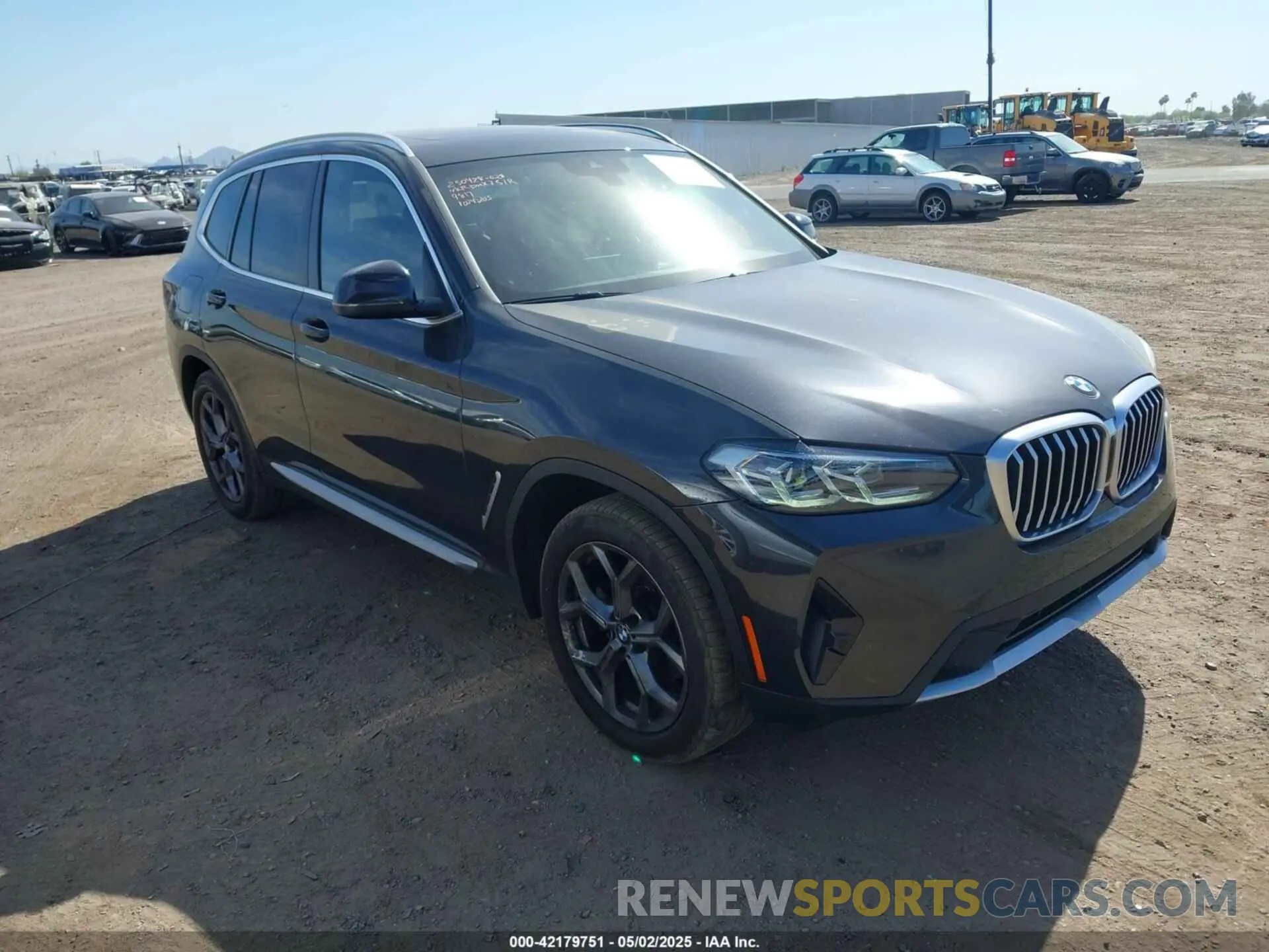 1 Photograph of a damaged car WBX57DP09NN169817 BMW X3 2022
